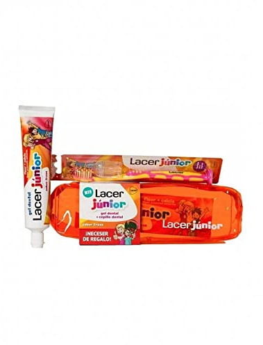 KIT-NECESER GEL DENTAL LACER JUNIOR 50 ML FRESA