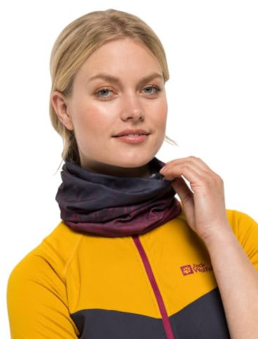 Jack Wolfskin Unisex Basic NECKGAITER Schlauchtuch, Sangria red, ONE Size