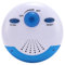 Radio FM para Ducha, Altavoz Incorporado, Altavoces Portátiles de Radio FM Impermeables para Baño