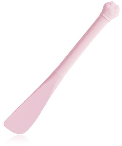 XAGMODSHN Cuillère à chat lavable au lave-vaisselle - Longue poignée - Pour petits animaux et chats - Longue poignée