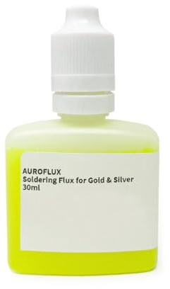 Maddisons of Durham Auroflux Soldering Fluid Flux for Gold & Silver, 30ml Dropper Bottle