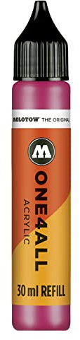 Molotow ONE4ALL Refill Acryl, Farbe 232 magenta 30 ml, Nachfülltinte für Permanentmarker