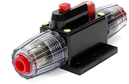 Kfz Sicherungshalter Autosicherungen Mini Klinge Sicherungen Blade-Sicherungen Circuit Breaker Glas Sicherungen 80A,One Size