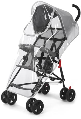 Habillage Pluie Universelle pour Poussette, Habillage Pluie pour Poussette Housse Universelle pour tout type de poussettes Protection contre Pluie et Vent Bonne circulation de l’air