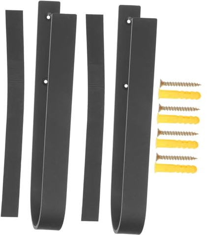 AOKWAWALIY 1 Set Skiträger Heavy Duty Storage Hanger Ski und Snowboard Rack Snowboard Wandaufhänger Snowboard Halter Wandhalterung Snowboard Halterung Metall Carbon Stahl Wandhalterung
