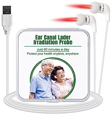 1 paire de bouchons d'oreilles Luhaka Infrapeace Red Light Therapy Bouchons d'oreille laser pour acouphènes