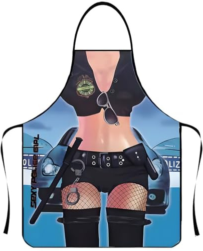 ZKGYUS Frauen Chefkoch Kochschürze Sexy Barbecue Kochschürze Grillschürze Wasserdichte Schürze