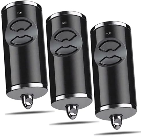 Garage Door Handheld Transmitter Compatible 868.3 BS MHz Garage Door Opener, Garage Door Remote Control Compatible with Hörmann HSM2 HSE4 HS1 HS4 HSZ1 HSZ5, 3 Pieces