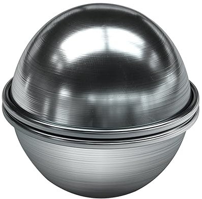 Holibanna 2stücke Badekugelform Aus Metall Zur Herstellung Von Badekugeln Für Wackelpudding Schokolade Käse Mousse Uvm