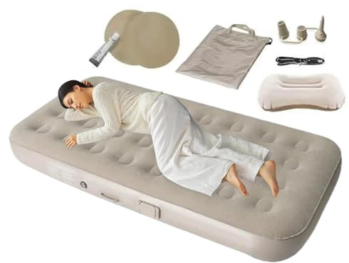 Camping Pad, Camping Mattress - Lightweight Inflatable Field Air Mattress - Camping Equipment, Backpacking, Hiking and Picnic Travel Supplies