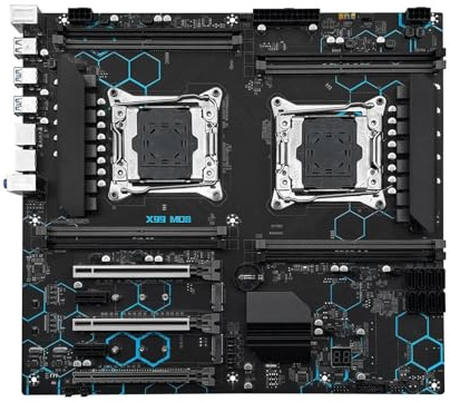 Kit de Placa Base con CPU Dual X99 MD8, Servidor Opcional Xeon E5 2680 V4 LGA2011-3 DDR4 de 32 GB C612(Motherboard+CPU)