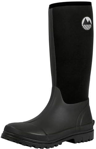 Lakeland Active Men's Rydal Neoprene & Rubber Wellington Boots - Black - 13 UK