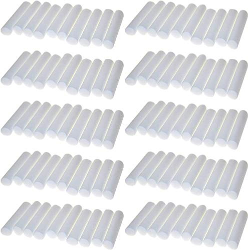 Wild Essentials 100 Pack Fiber Wick Essential Oil Inhaler Refills, 4 cm (1 5/8 inch) Blank Nasal Sticks for On the Go Aromatherapy Compact, Portable, Highly Absorbent, Degradation Resistant