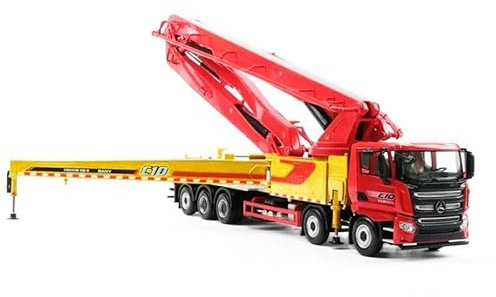 FloZ per SANY Wuqiao 68m montato pompa per calcestruzzo 1:35 camion modello precostruito
