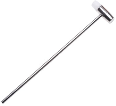 Klockreparations hammare, dubbelsidig klockrem stanshammare, litet klockmakarverktyg, 19,5 cm