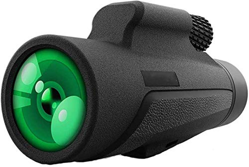 Monocular portátil de 10x42 con Prisma BAK4 y Lente FMC, Compacto y trípode, con Ocular de visión Grande de 22 mm, para observación de Aves para Adultos, Caza al Aire Libre, Viajes y Turismo