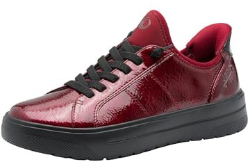 Jana Sneaker da Donna a Calzata Rapida Leggeri e Flessibili Facili da infilare Vegan, Rosso (Vino Patent), 39 EU