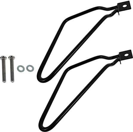 FUNOMOCYA 1Juego Soporte de Bolsa Lateral para Motocicleta Montaje de Metal Resistente y Práctico para Modificaciones de Davidson