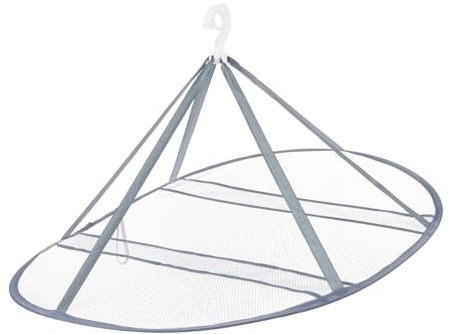 AKOOSY Hängendes Trockennetz Für Wäsche Flaches Mesh-Trockengestell 29.92 X 24.02 X 0.08In Faltbar Mit Befestigungsgurten Für Pullover Socken Schuhe Reise Und Camping