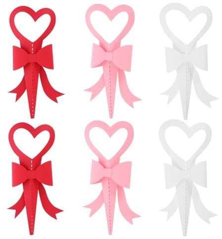 minkissy 6 Hojas de Papel para Ramos de Flores San Valentín Papel de Obsequio Artesanal para Flores Envoltura Resistente de Doble Cara Colores Vivos para Arreglos Paquete de 6