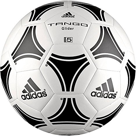 adidas Tango Glider Balón de entrenamiento de fútbol balón, White/Black, 5