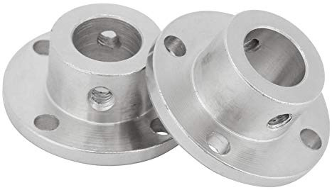 2 pezzi connettore accoppiamento albero motore flangia rigida M4 accoppiatore guida motore albero accoppiatore asse asse connettore raccordo ID 12mm OD 18mm