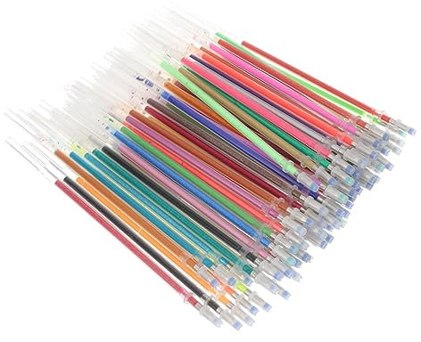 HONMEET 84stücke Gelschreiber Minen Feine Spitze Bunte Stift Minen Ersatz Für Gelstifte Studentenbedarf