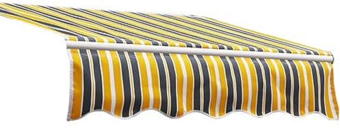 SCBTGKLN Ersatzstoff for Markisen, Ersatzstoff for Klemmmarkise 300cm Breit, Ersatzstoff for Markisen, 100% Polyester-Überdachung, Wasserdicht, Unterstand for Hof, Terrasse, Balkon(4x2m=13.1x6.5ft)