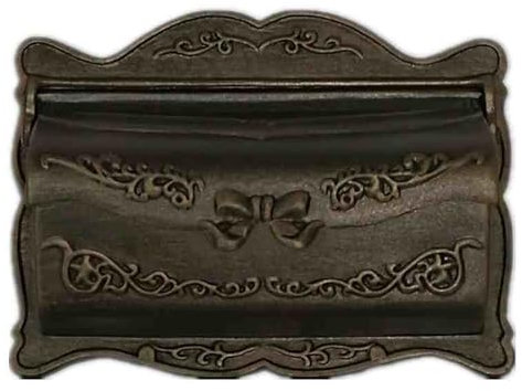 YCHUANGHEQING Boite aux Lettres Murales, Grande Capacité pour la Maison, Boîtes aux Lettres pour L'extérieur, Boite a Colis en Métal en Acier Galvanisé 42x11x32 cm(Brown)