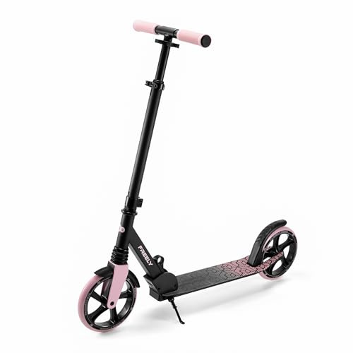 Kinderkraft Freely Scooter ab 3 Jahren, Kinderroller bis zu 100 kg, schnellen Zusammenklappen, Räder aus PP, Rosa