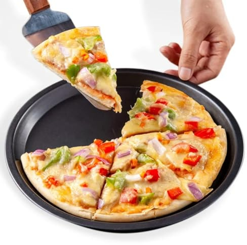 Zpengtai Pizza tallrikar 12 tum pizzatallrikar non-stick pizzatallrik rund pizzaugnsplatta bakning stora bakredskap
