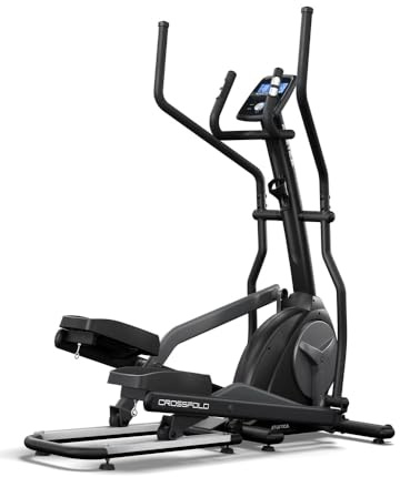 Atletica Crossfold crosstrainer | hopfällbar elliptisk tränare med 51 cm steglängd, 14 cm ellipsstigning och magnetisk motorbroms – professionell kvalitet för hemmagym