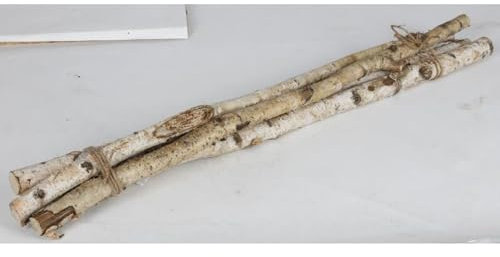 BURI Set di 4 rami di betulla, lunghezza 80 cm, decorazione rami naturali, per primavera e fai da te