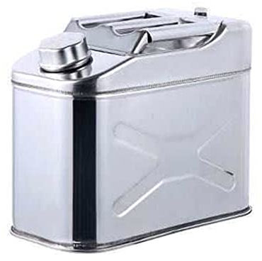 BHBXZZDB Recipientes para Gasolina, Garrafas bidon de Metal de Boca Ancha Ideal para Gasolina y químicos, 10L/15L/20L/25L/30 litros