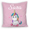 Generico Unicorno Cuscino Personalizzato 1 Idea Regalo Natale Compleanno Unicorni Bambini Bambina festa collezione Decorazioni casa Divano Letto Colorato Stampa Personalizzata con nome bimba