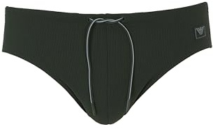 Emporio Armani Slip da Bagno Slip da Uomo, Edera rampic, XXL