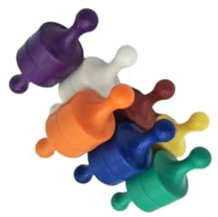 OSALADI 7stücke Teiliges Bunte Magnetische Aufkleber Stempel-Form Kühlschrankmagnete Für Whiteboards Metalloberflächen Und -handyhüllen Für Büro Schule Und Zuhause