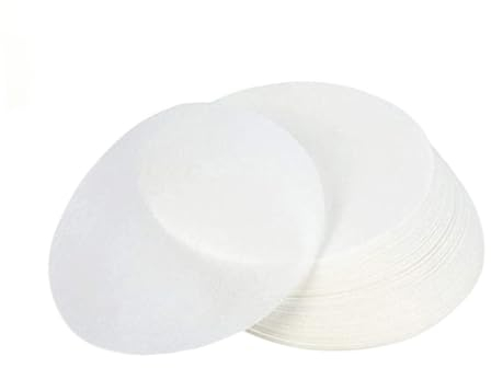 CIYODO 50pcs Round Baking Paper Mats Oil-Resistant Parchment Paper for Air Fryer Oven Picnic BBQ for Wedding Birthday Supplies