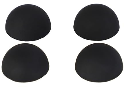 ZBIianxer Elastomer Dämpfer Vibrations Isolationsfüße Für Soundgeräte Verbessern Die Stabilität Silikon Pad 20 Mm 4 Stück Schwarz