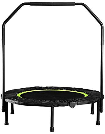 Hoppande matta studsmatta 40 tum mini trampolin student, max belastning 300 kg studsmatta studsmatta träning träning trampolin för inomhus/trädgård/träning konditionering