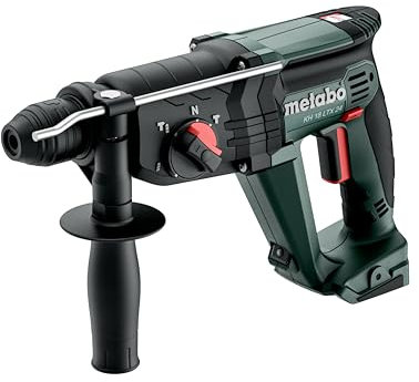 Metabo Akku-Kombihammer KH 18 LTX 24 – 601712840 – 18 V – Kombihammer zum Hammerbohren, Bohren und Meißeln – Ohne Akku und Ladegerät