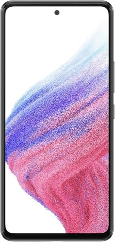 Samsung Galaxy A53 5G 128 GB Awesome Noir Dual SIM EU débloqué sans Branding (Reconditionné)