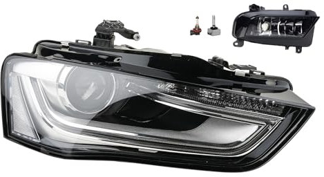 Johns, Scheinwerfer Hauptscheinwerfer passend für Audi A4 8K 02/12- Xenon D3S rechts + Nebelscheinwerfer + Leuchtmittel