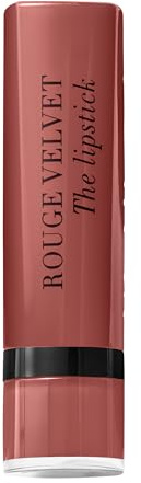 Bourjois, Rouge Velvet The Lipstick, barra de labios, 48 Mocha’Mour, 2.4 g