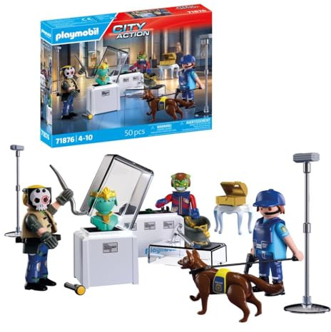PLAYMOBIL | Action Heroes | Diamantenraub | Abenteuer-Spielzeug mit Spannung & Action | Fördert Rollenspiele und Teamarbeit | Mit vielen Details & Zubehör | Für Kinder ab 4 Jahren | 71876