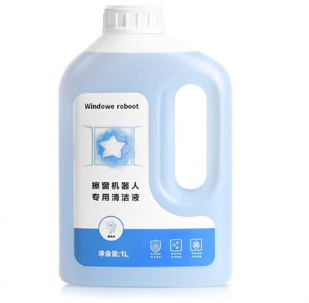 Líquido limpiacristales de 1000 ml for todos los modelos de ventanas/Accesorios for líquidos limpiacristales/Compatible con ECOVACS WINBOT W2 OMNI / W1 PRO