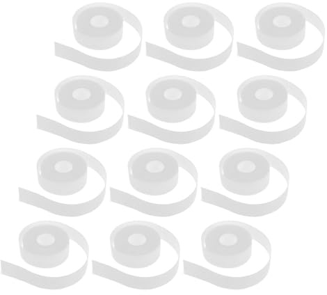 PENIKOKO 12rouleaux Coussinets de Col Anti-transpiration Auto-adhésifs Protections Absorbantes pour Cols de Chemise Découpables pour Poignets et Bords de Chapeau