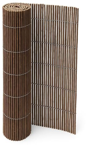 JARDIN202 - Cerramiento Mimbre Natural para Cerramientos y Vallas | Mimbre Natural de Alta Ocultación | 1x3m