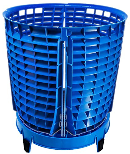 MAGIC BUCKET Scrub Wall 360 Grad (4-teilig) in Blau mit Dirt Lock Blau Made by The Detail Guardz - Zubehör für die Autowäsche