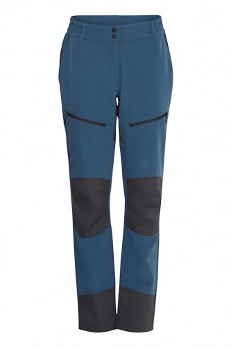 NORTH BEND NBAvalina Damen Trekkinghose Leichte elastische Wanderhose Outdoorhose atmungsaktiv und komfortabel mit Taschen Stretch Regular Fit, Größe:36, Farbe:Sargasso Sea (2221)